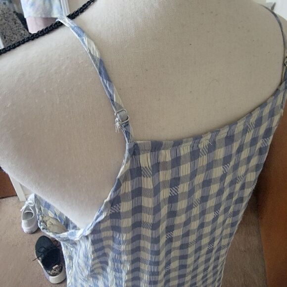 Nanette Lepore Gingham Sleeveless Maxi Dress. Size 10. - Picture 9 of 10